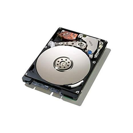 Gaming console hard drive replacement showing 2.5-inch SATA drive removed from PS4 for repair